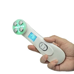 5 in 1 Facial Massager RF Skin Tightening Anti Aging EMS Beauty Instrument