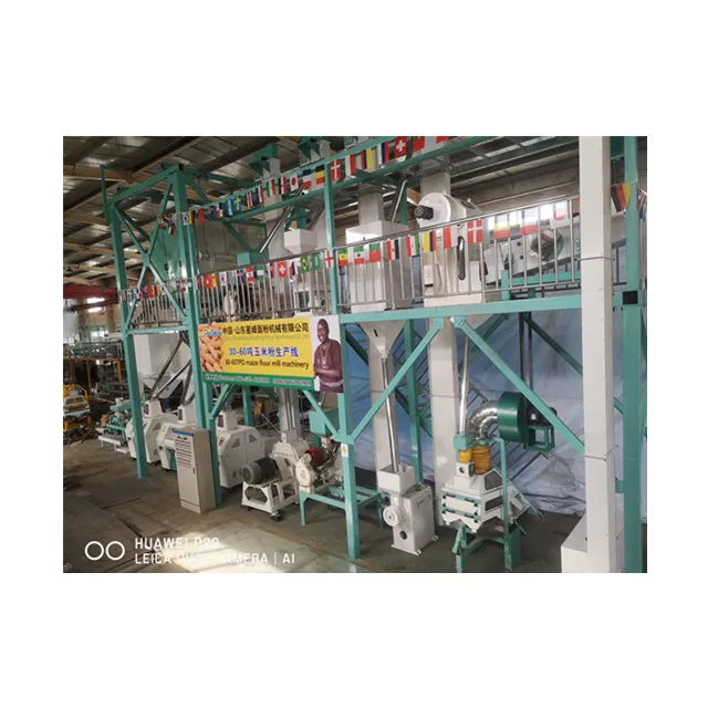 Africa Maize Flour Mill Posho Mill Maize Milling Machine 30ton 50ton 100ton Steel Stainless Posho Mill Prices in Kenya