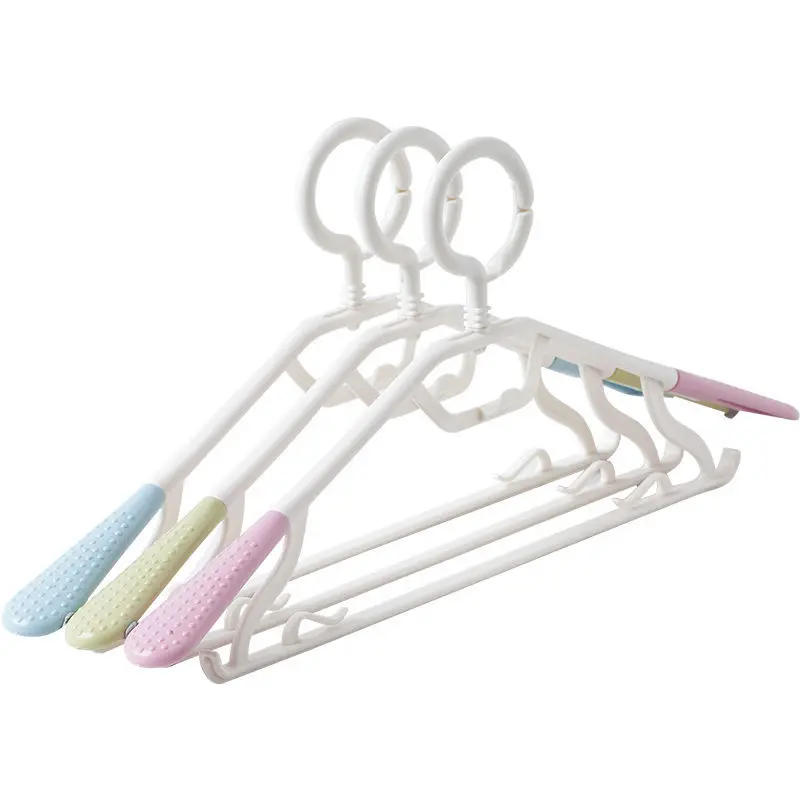 Non slip coat hanger heavy duty 360 swivel space saving clothes plastic hangers