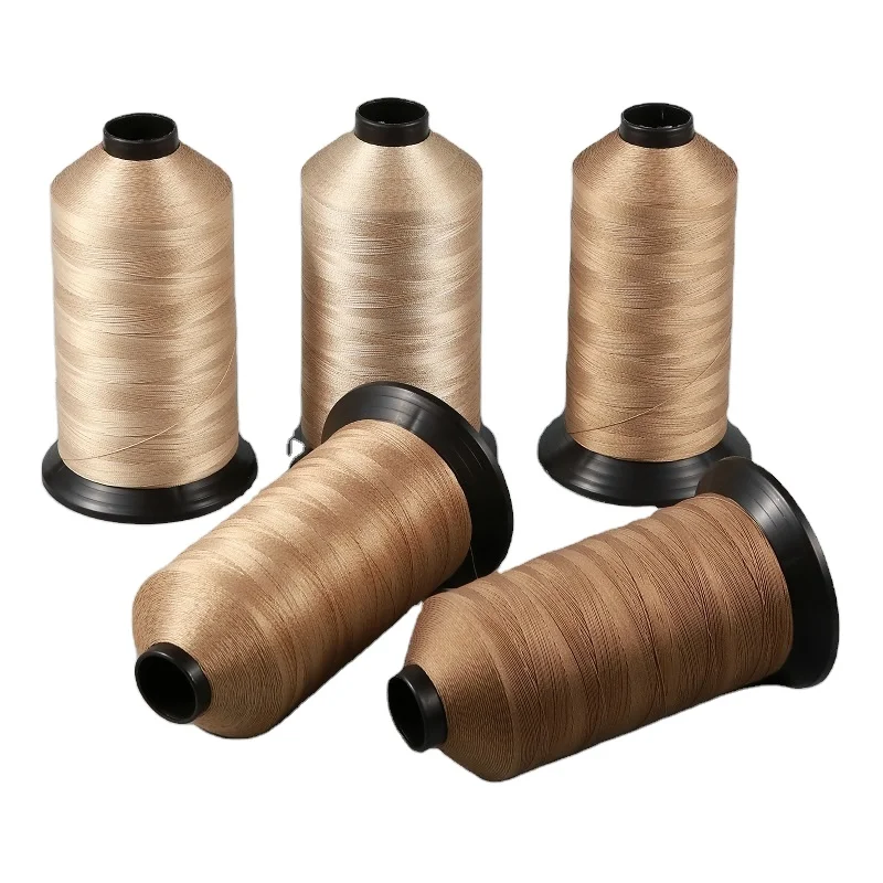 High strength and high temperature ptfe coated  industrial sewing thread