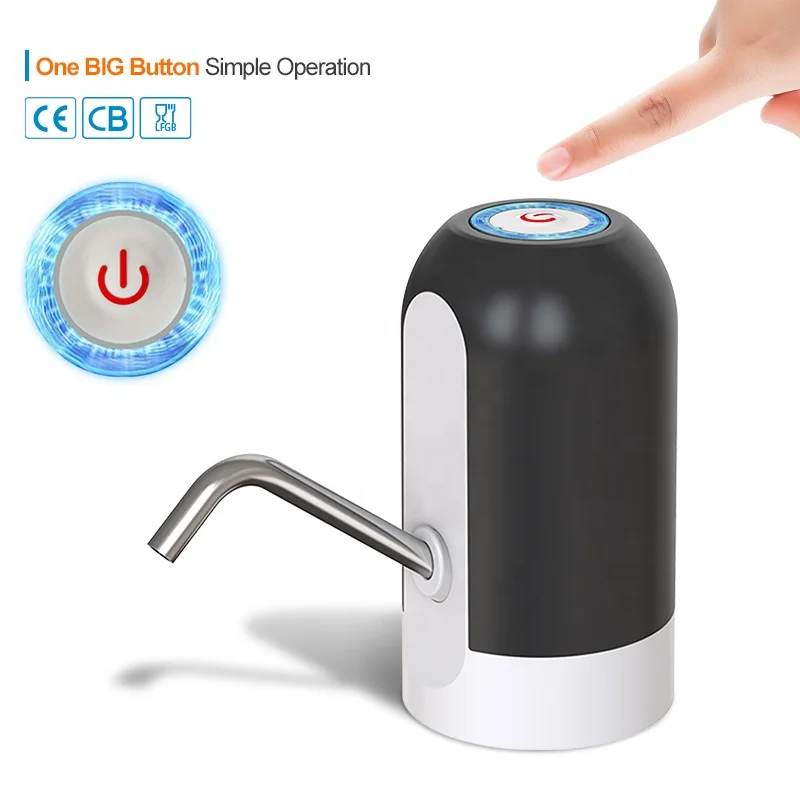 long nozzle portable electric automatic dispenser 5 gallon tank drinking water pump