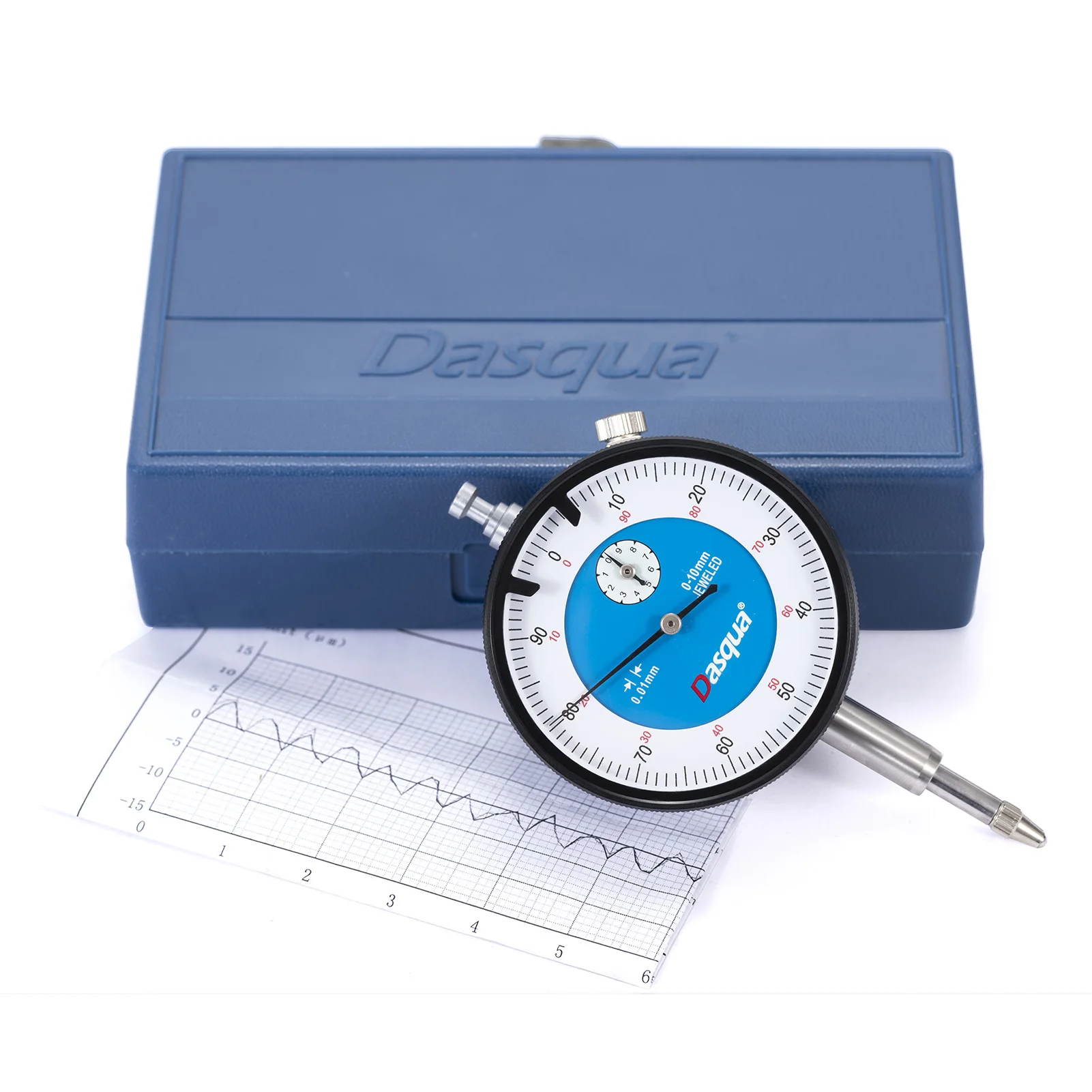 Dasqua 0-10mm Stainless Steel Digital Dial Test Indicator