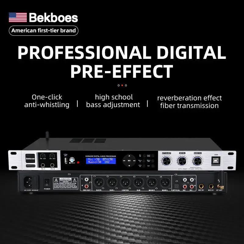 Professional Processor DPS-990 Karaoke System Sound Effector Digital Audio Processor