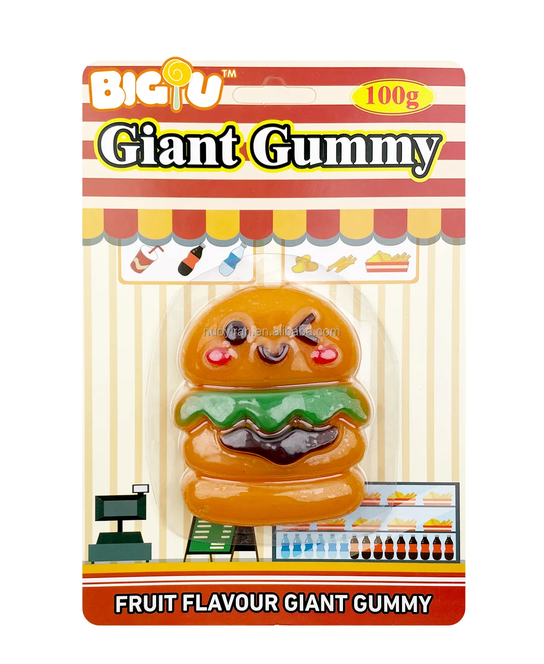 Прямая Продажа с фабрики конфет высокое качество гигантская американская Конфета в форме арбуза