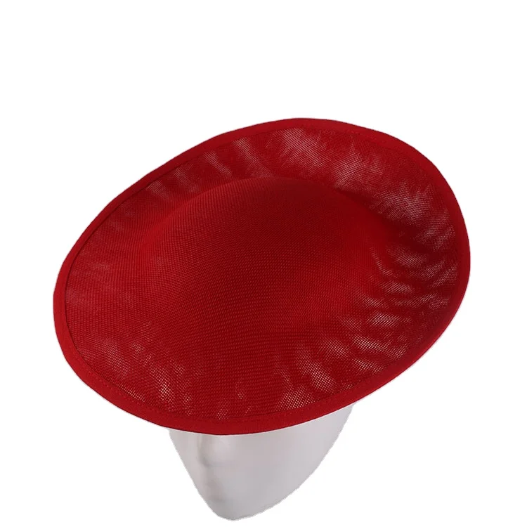 Ready to Ship Wholesale Round Saucer Buckram Hat Base Inspired Percher Hat Fascinator Millinery Base