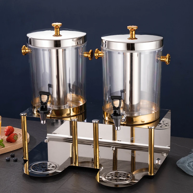 Self-service Desktop Juice Cold Dispenser Stainless Steel Self-service Barrel Beverage Juice Dispenser