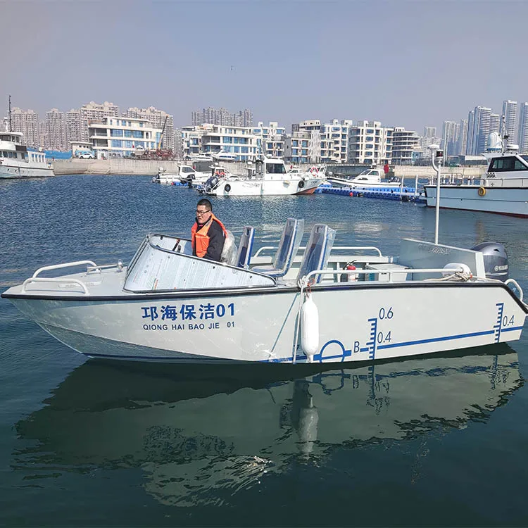 6m Aluminum cabin cruiser speedboat Cleaning boat