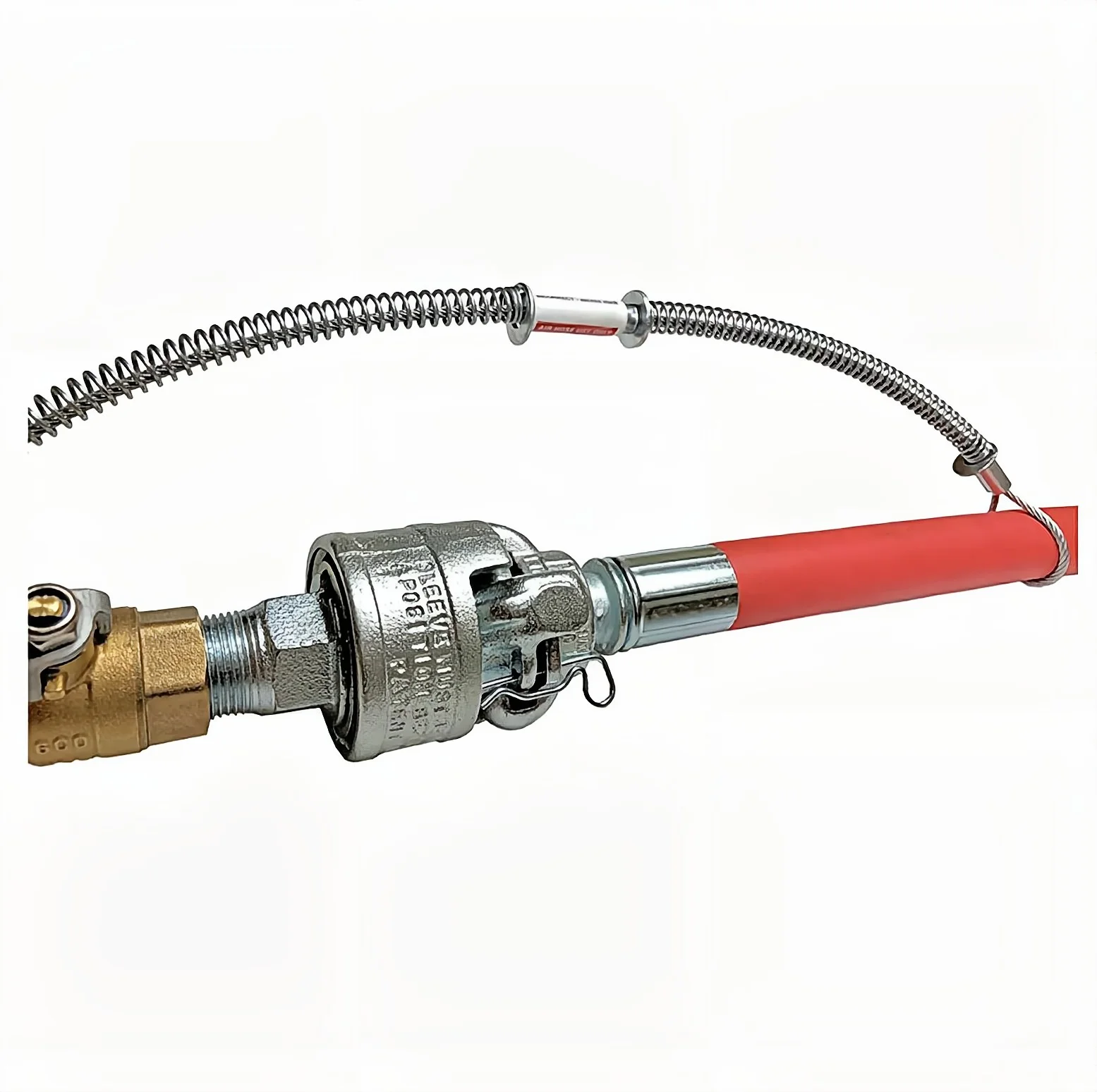 Lanboom Jackhammer Safety Locking Chicago Coupling 05 Supplied With Rubber Washer Zinc-Plated Iron