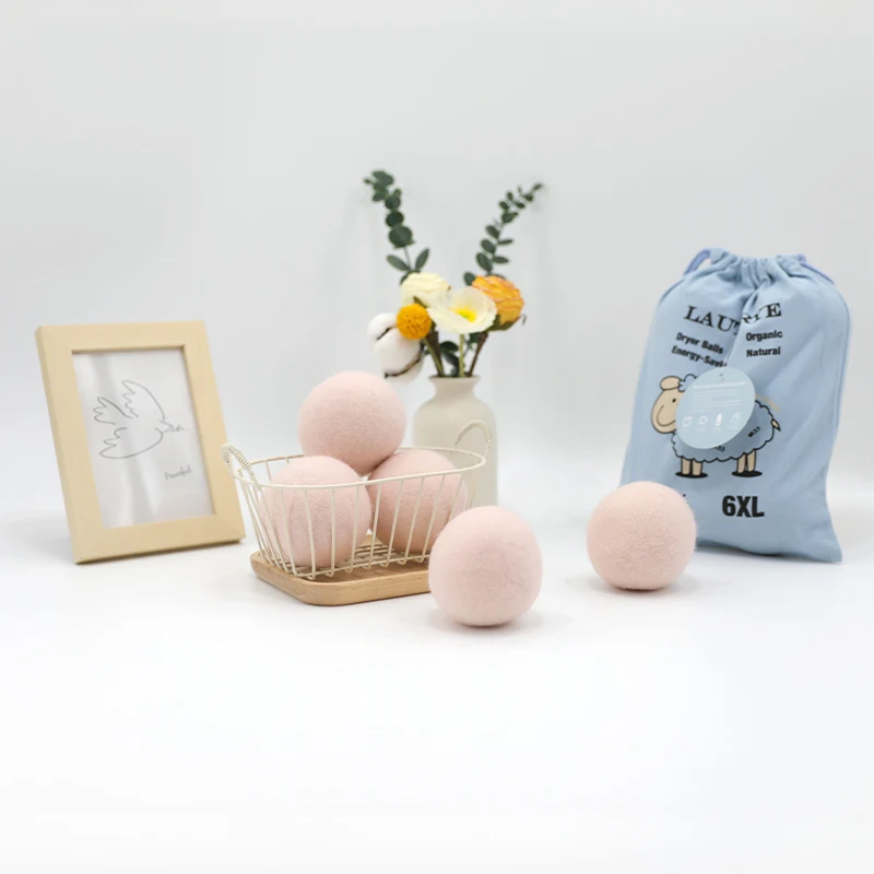 Cheap price high quality L 100 % organic new zealand bulk wool dryer balls in stock bulk wool dryer balls colorful