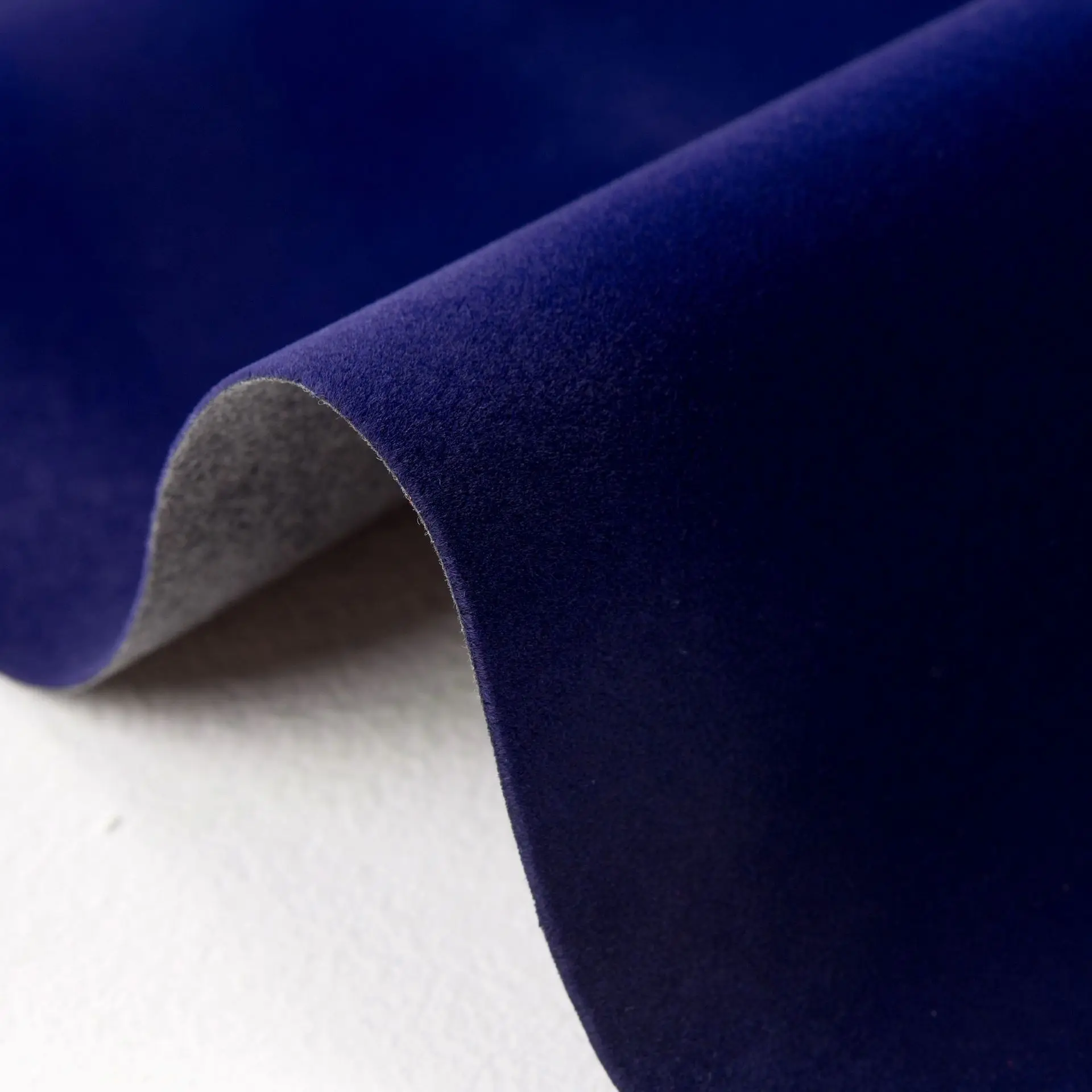 Self-adhesive flannelette Dark blue thickened non-fading jewelry box pile cloth