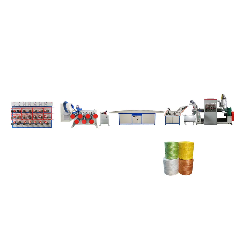 Plastic polypropylene polyethylene pe pp baler twine yarn production line