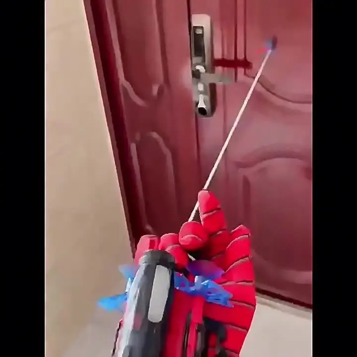 Cosplay Spider Man Toys Pretend Super Man Bow And Arrow Launcher Web Shooter Safety Wrist Toys Games For Kids