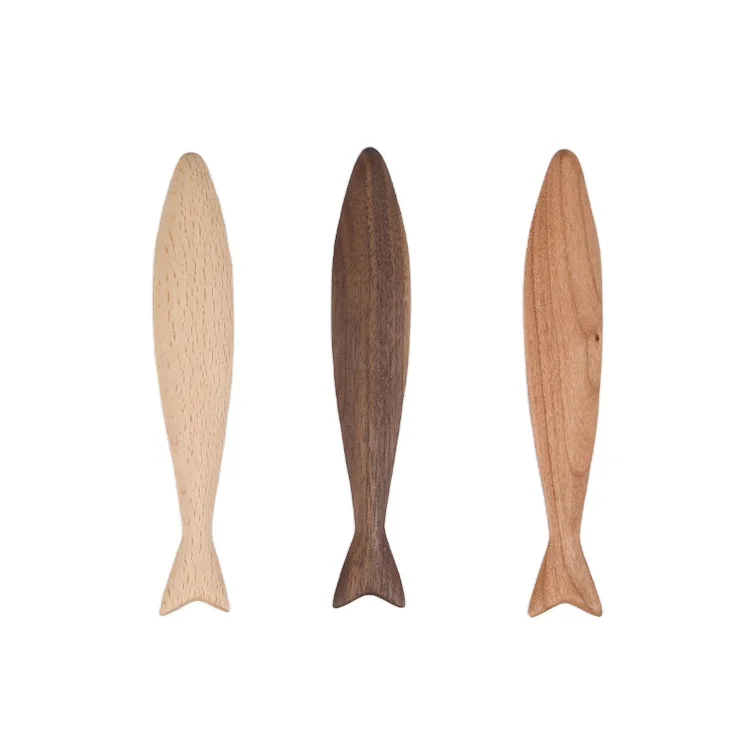 Cute Fish Fridge Wooden Magnets for Christmas Thanksgiving Gift Souvenirs