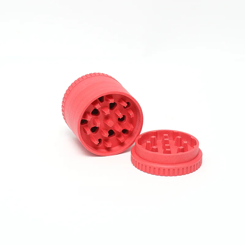 Factory outlet 55mm- 4 Layer Plastic Biodegradable Crusher Herb Grinder   Custom Eco-Friendly Hemp Grinder