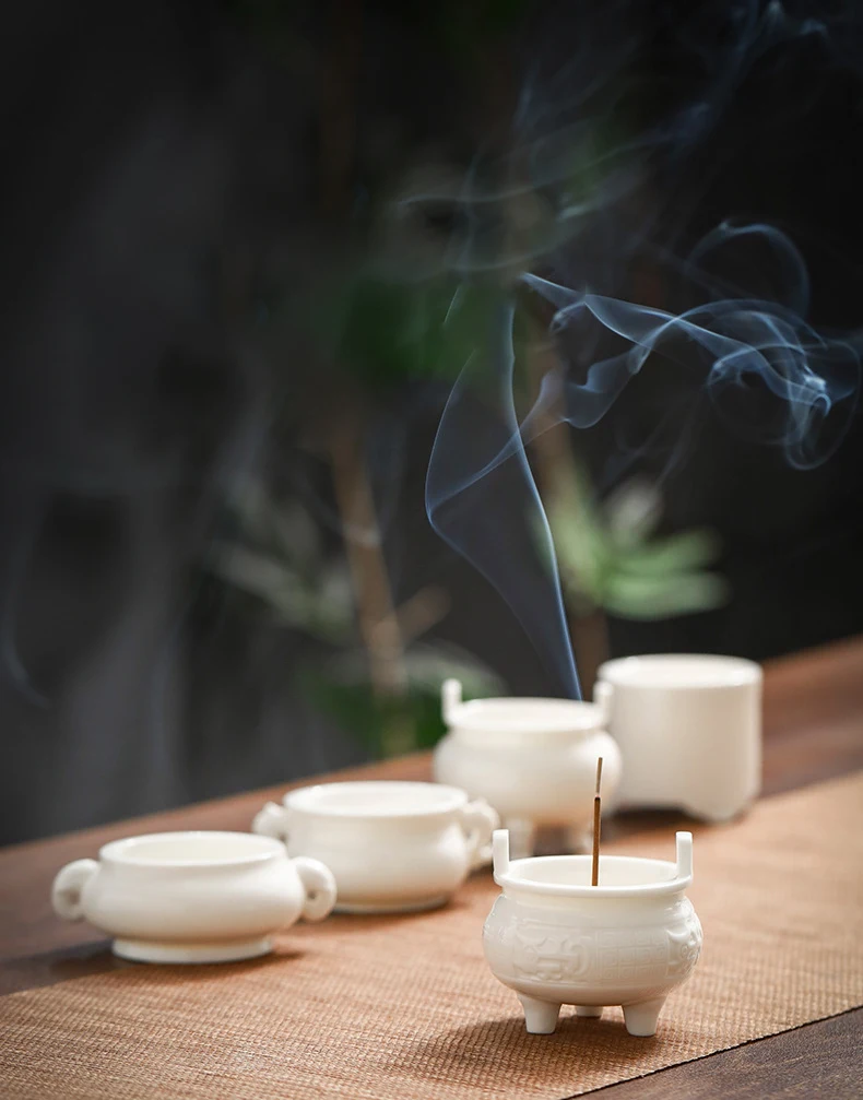 Low MOQ Incense burner Ceramic Aromatherapy Burning Waterfall back flow incense burners arabian oud backflow burner