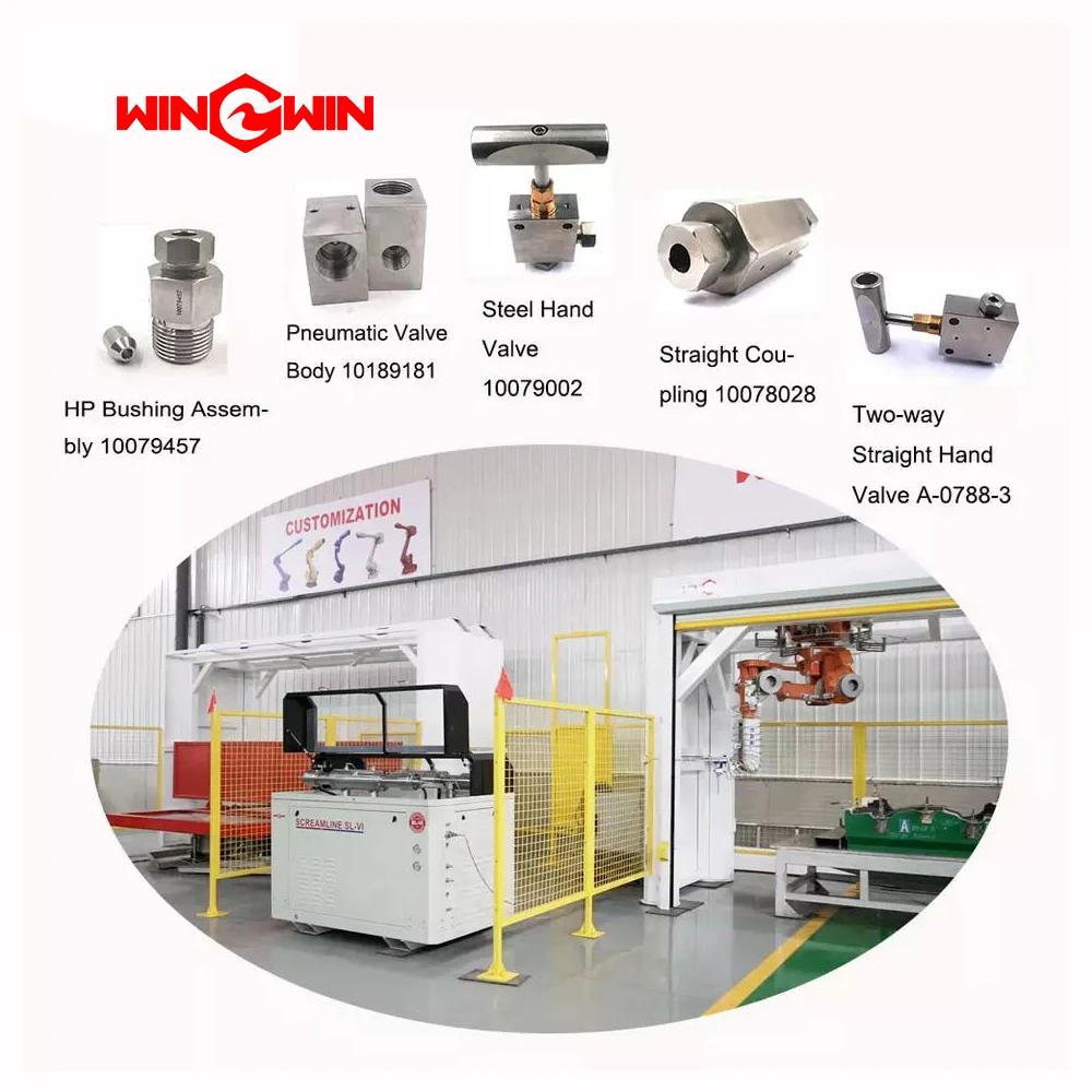 Water Jet Part HP Adapter Cone 10079291 Hand Valve 10078749 Fittings 10079028 Waterjet Parts