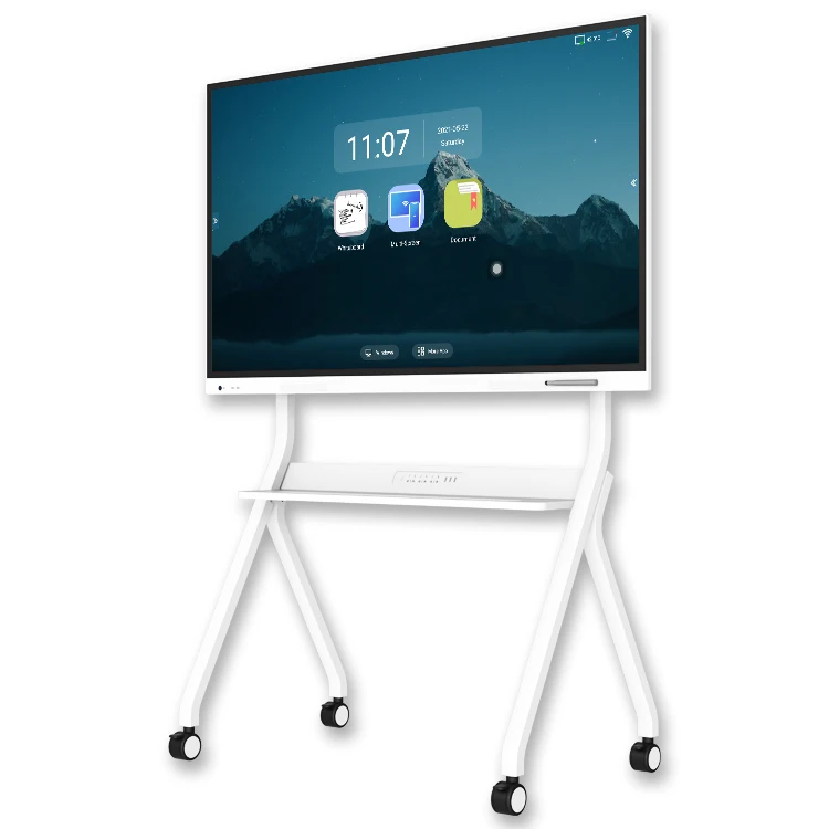 55 65 inch finger touch portable capacitive smart board Interactive whiteboard with wireless projector