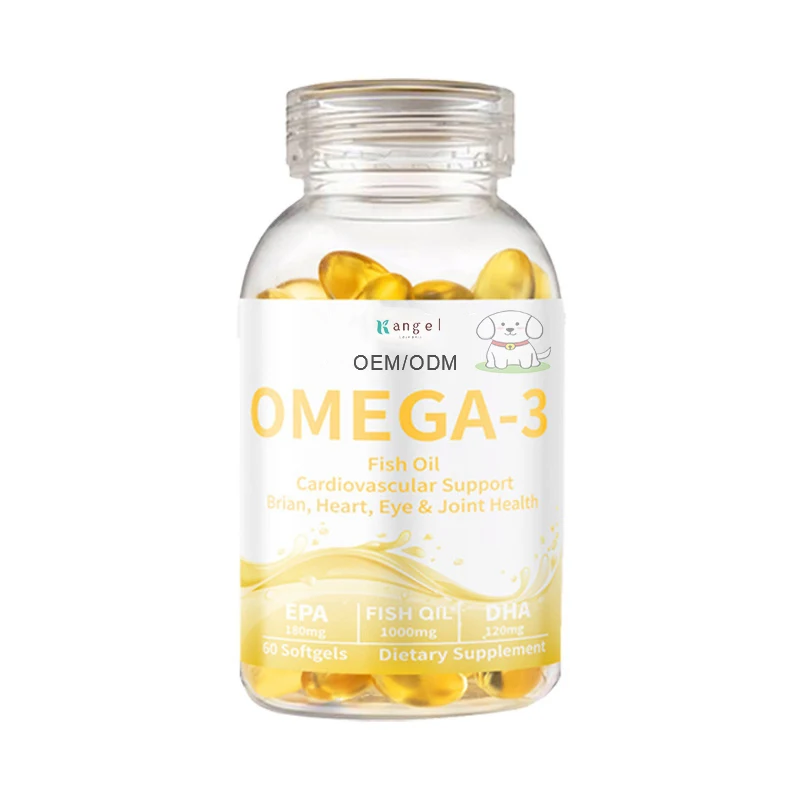 Оптовая продажа от производителя Omega 3 рыбий жир Softgels пищевая добавка жидкая для кошек и собак