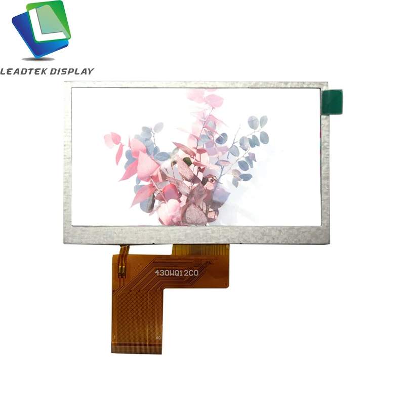 4.3 inch  tft lcd screen 480(RGB)x272  RGB interface with 300nits Display Module