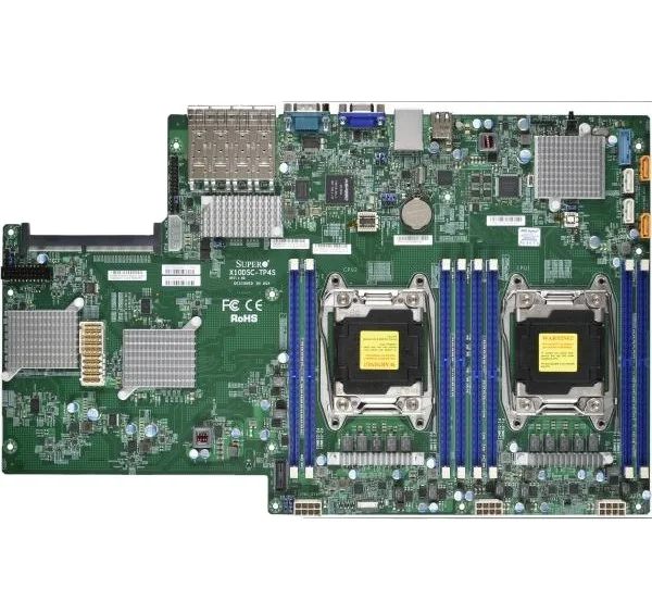 Оптовая продажа цена наличии оригинал Supermicro X10DSC-TP4S C612 LGA 2011 поддерживать Ксеон E5-2600 V3 V4 Superserver материнская плата