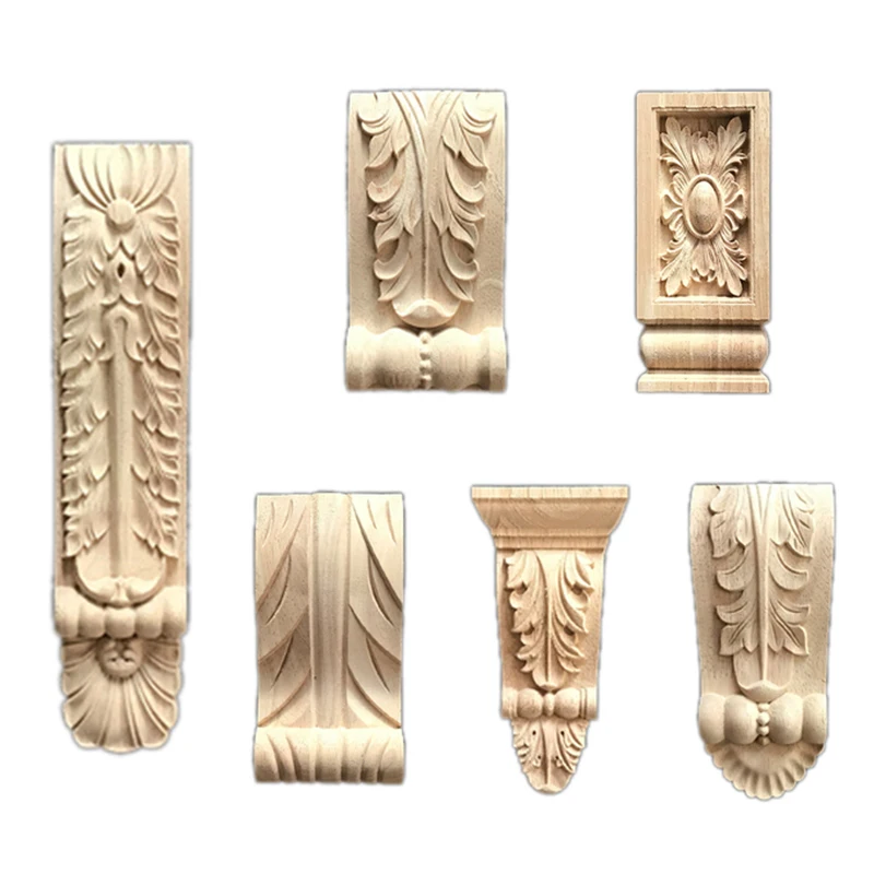 Wooden corbel solid wood pattern European style cabinet furniture accessories furniture parts furniture handles Wooden corbels