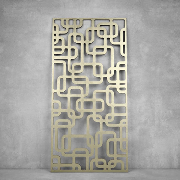 Different Sizes Styles High Density Laser Cut Art Metal Decorative Screens Panels