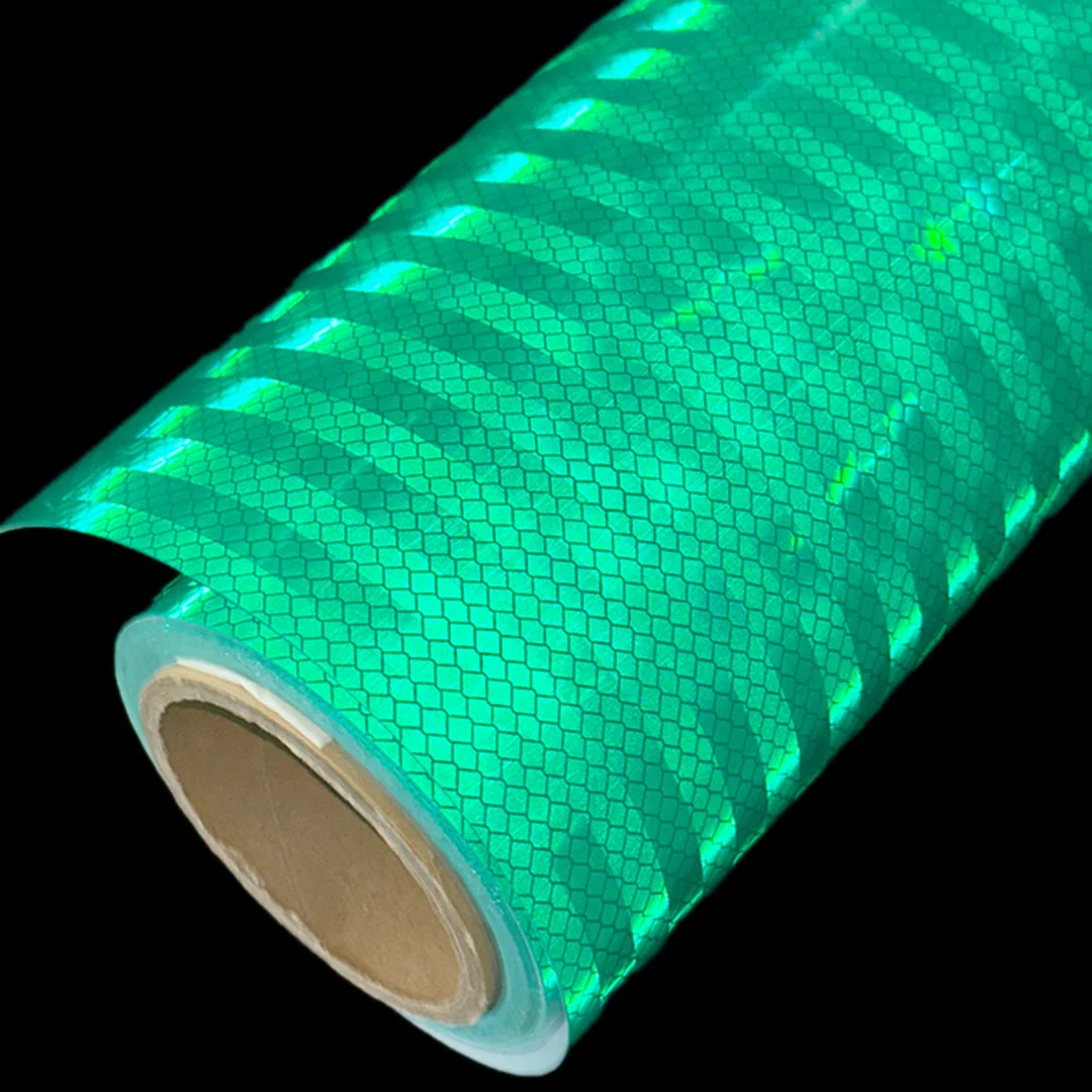 Silk Screen Printing EGP HIP Diamond Grade Self Adhesive Reflector Film Road Sign Micro Prismatic Reflecting Sheeting Vinyl Roll