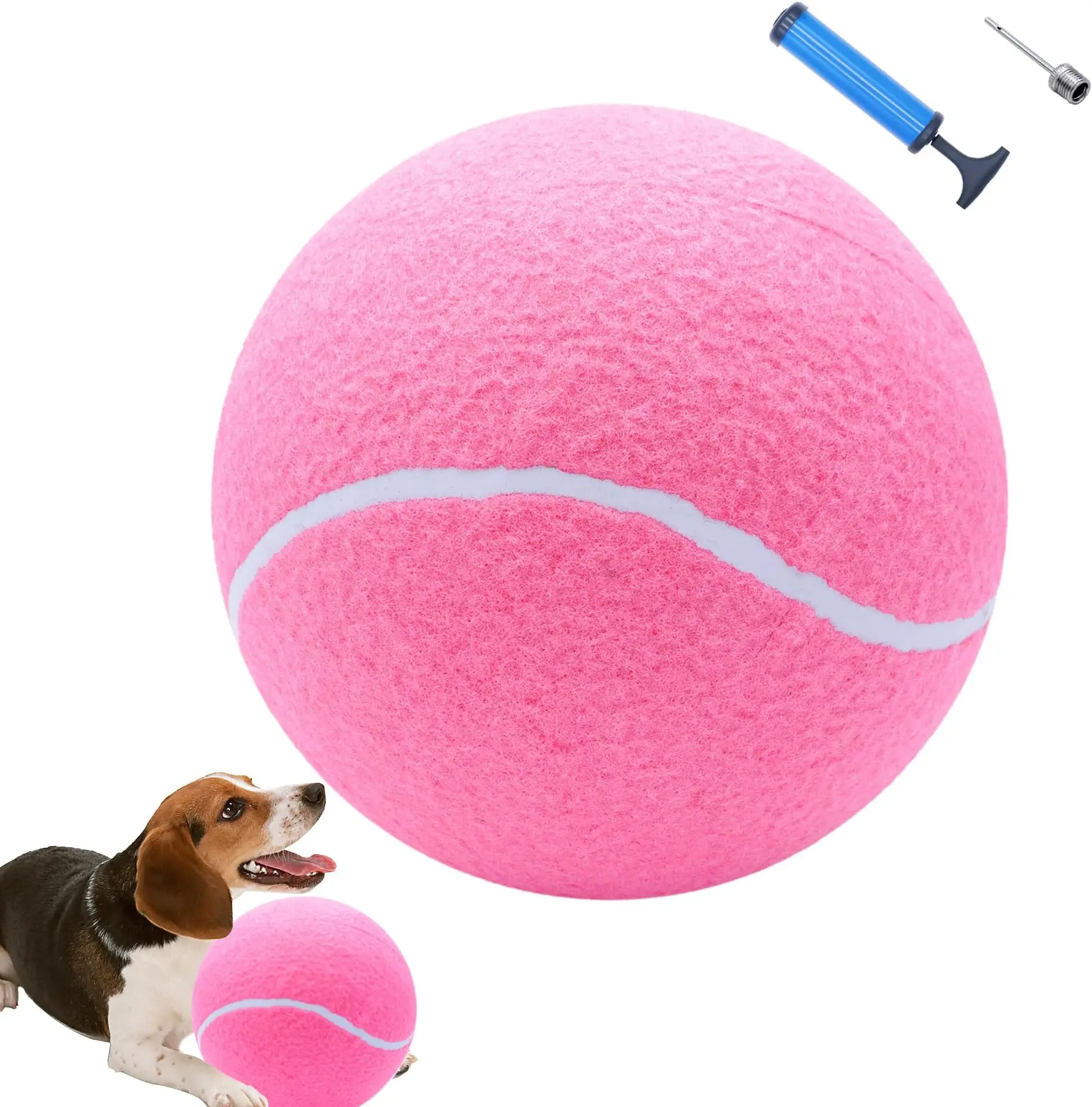 Cheap Full Sizes Inflatable Felt Different Color big beach tennis ball for training