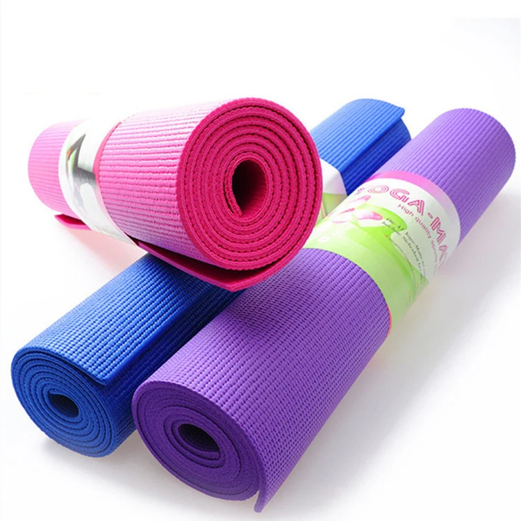 Hot Sale Custom Logo Printed PVC Eco-Friendly Durable Non-Slip Yoga Mats pvc Yoga Mat Set