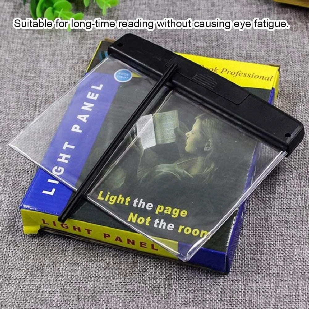 Eyes Protective Study Reading Light For Travel Bedroom Acrylic Book Lamp Panel Flat Plate Led Book Reading Light