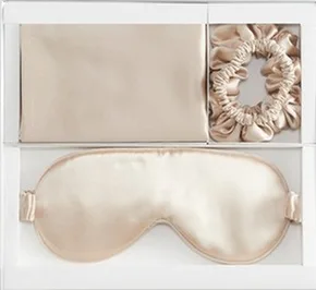 Ночная одежда, гладкая шелковая маска для глаз из тутового шелкопряда, шармёз, атласная шелковая маска для глаз для ночного сна