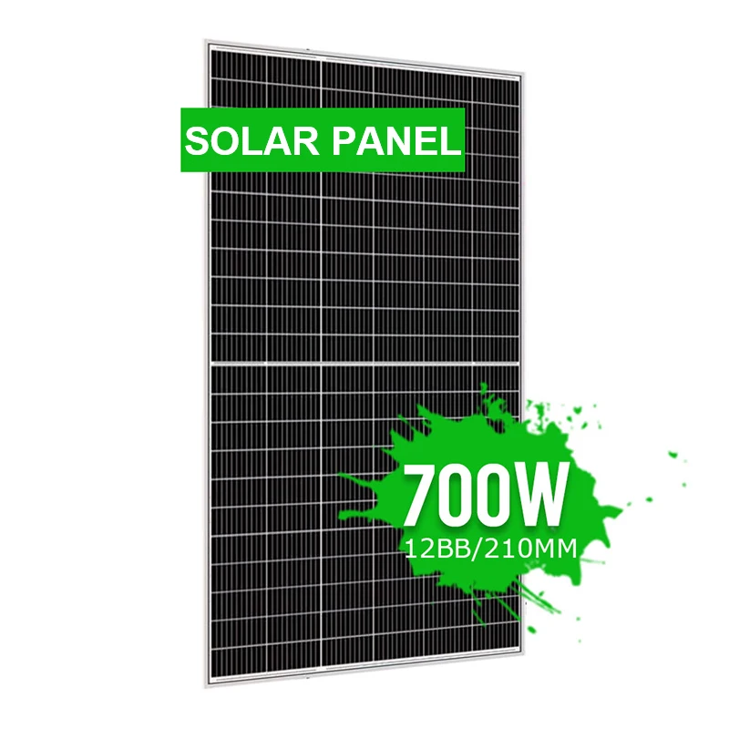 Солнечная панель большой мощности 700 Вт солнечные панели 400 500 600 680 690 моно-китайская