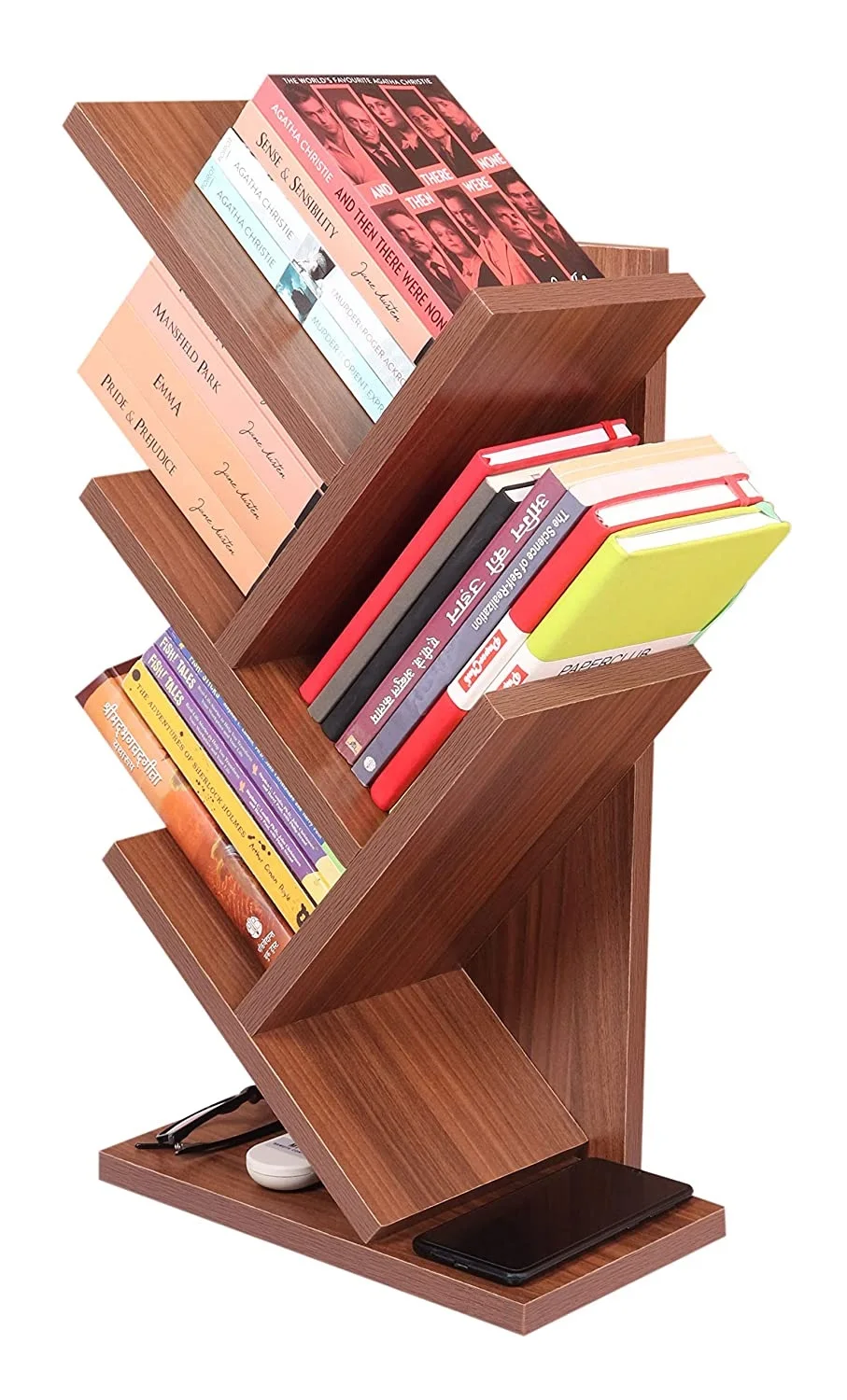 Лидер продаж многофункциональная книжная стойка деревянный книжный шкаф для гостиной полка на 5 ярусов кухни ванной офиса