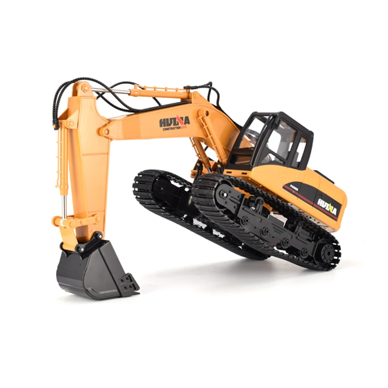 HUINA 1350 2.4G 1:14 15CH RC Truck Model Excavator Engineering Vehicle Rotation Electric Rc Car Remote Control Car