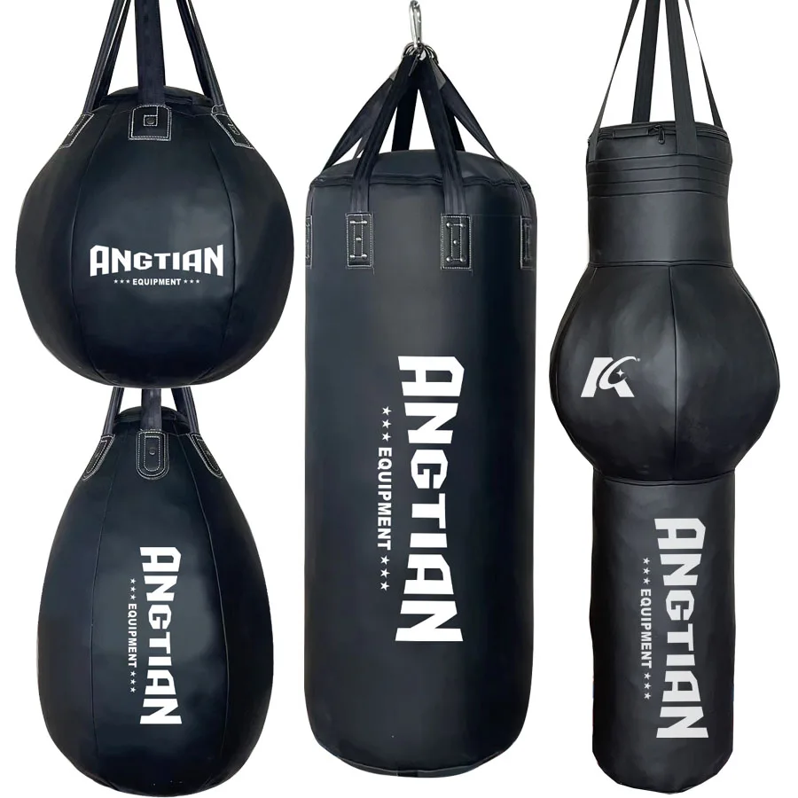 Hanging boxing punching bag pear shaped teardrop microphone hook punching punching bag for adults and children fitness fighting