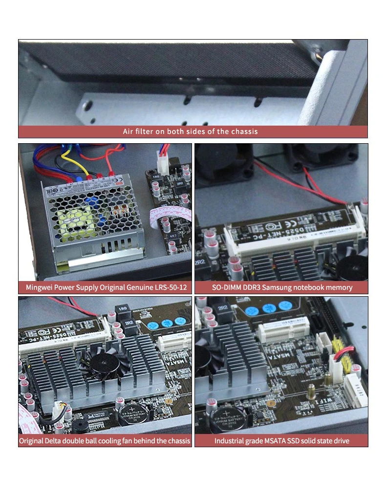 Guanfeng 2021 хит продаж D525 i3 2350m 3110m i5 3320m i7 3520m Barebone Pfsense aes-ni безвентиляторный брандмауэр
