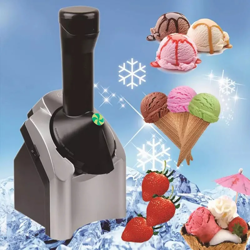 New Arrival Hot Mini Portable Home Diy Frozen Fruit Soft Automatic Ice Cream Maker Machine
