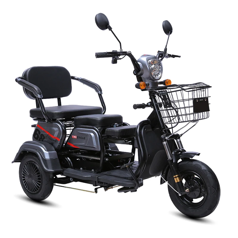 Cheap Fat Tire Three Wheel Electric Bike E-trikes city electric bicycle Electric Tricycles For Adults
