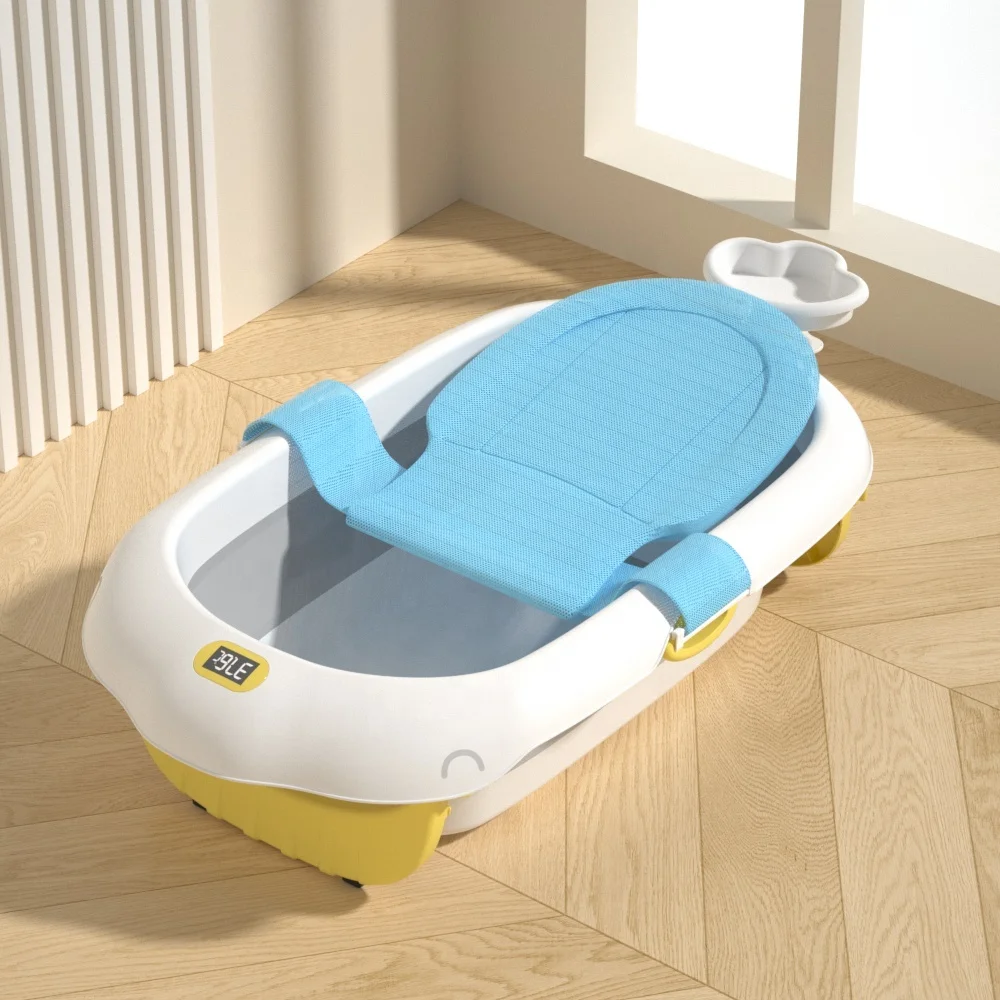 Folding Bathtub Baby Portable Non-Slip Soft Mat Infant Toddler kids children plastic foldable new born baby bath tub