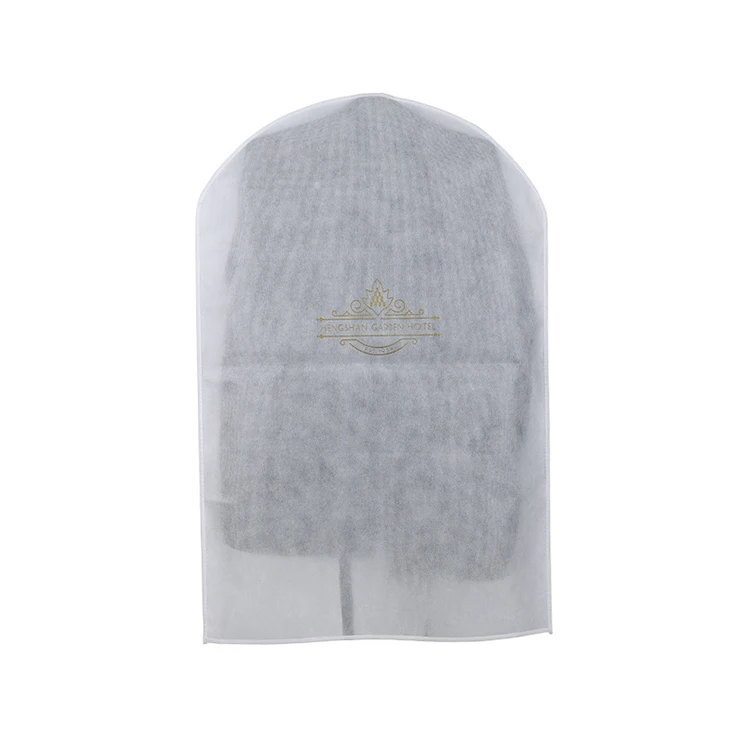 S&J Classic Eco friendly Custom Non Woven Clothing Garment Suit Bag Dustproof Clean Convenient Handle Design