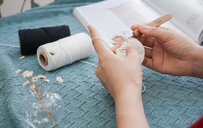 
Good quality of cotton yarn for working gloves 