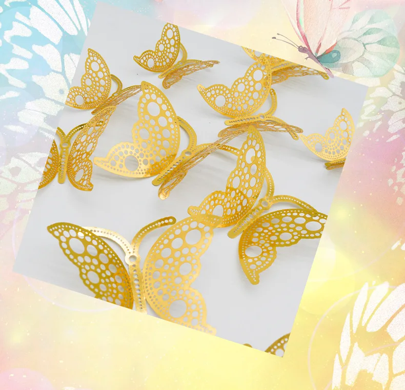 Hot Selling Cheap Price Self Adhesive Butterfly Wall Sticker