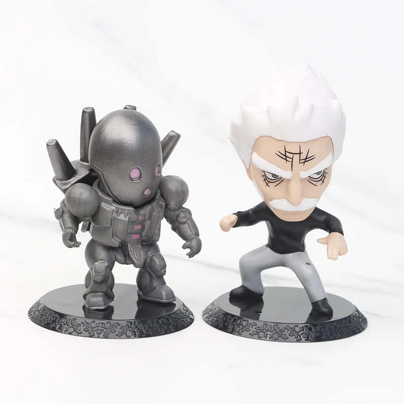 Экшн-фигурки One Punch Man 9-11 см 6 шт./компл. облысная игрушка из ПВХ