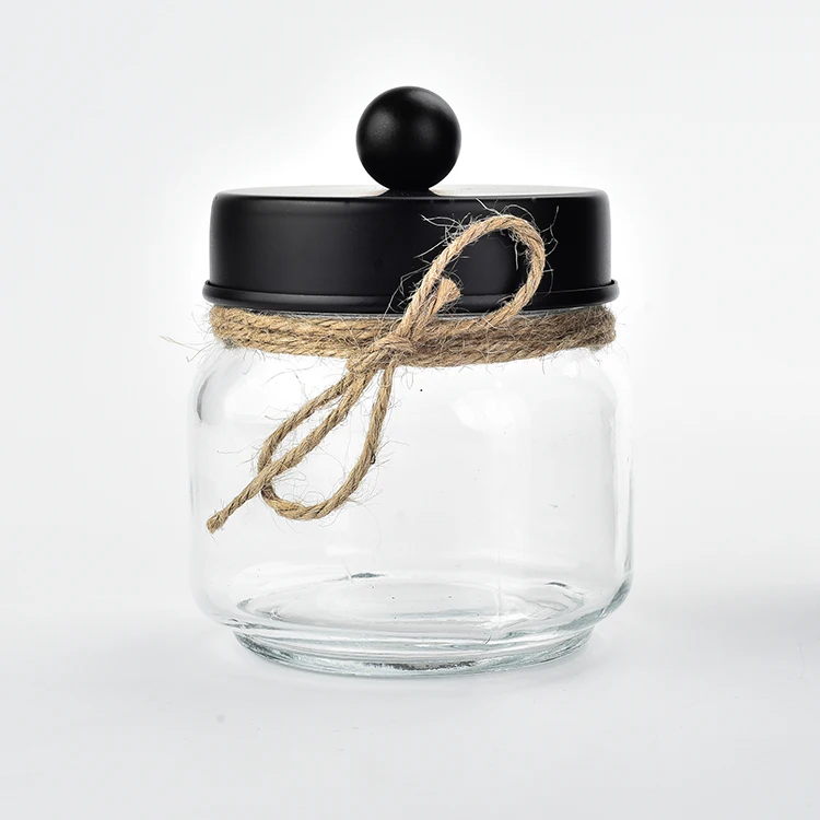 Amazon Hot Sale Glass Mason Jar Bathroom Accessory Set