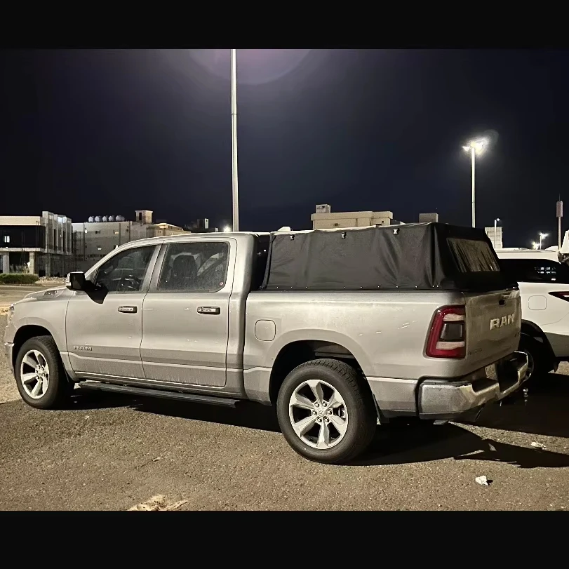 Perfect Soft Canopy Truck Back Covers For RAM 1500 F150 Revo Tundra 5.5' 6.5' Fabric Cover Pickup Truck Canopy Customized