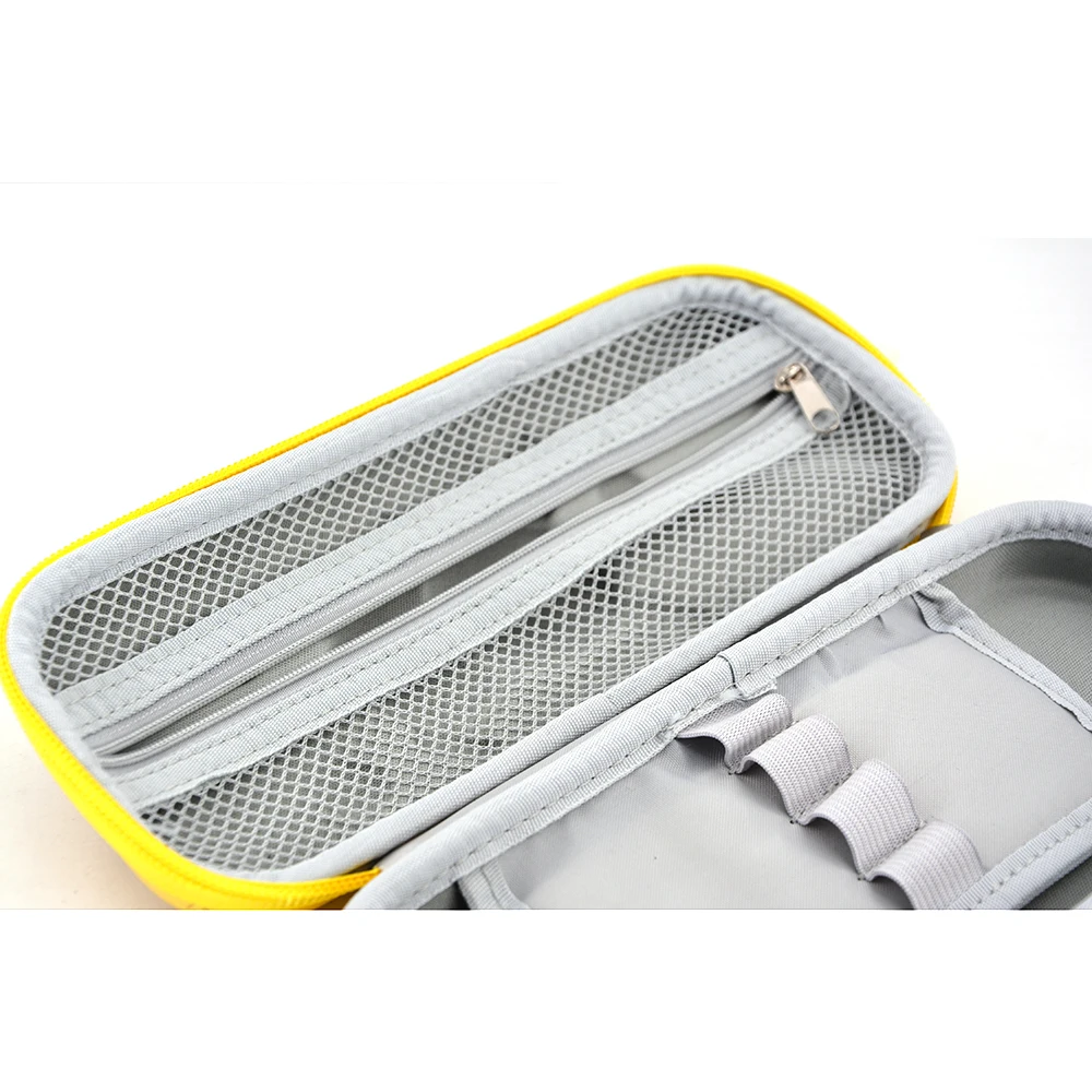 Cheap Wholesale Kids Cute Pencil Cases Yellow Pu Pencil Case For Children Anime Characters Pencil Case