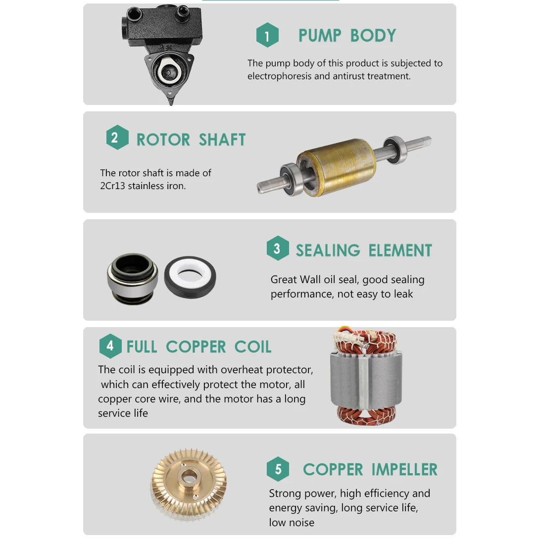 Professional China Manufacturer Economical Centrifugal Pump Household Automatic Self-Priming Pump