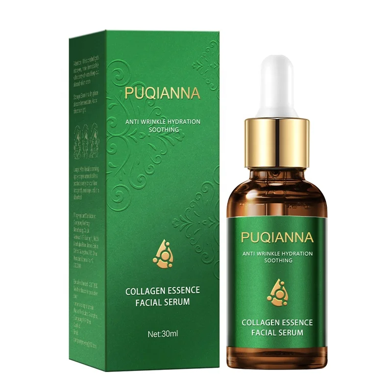 Private Label Custom Logo facial serum COLLAGEN Anti-wrinkle Serum Repair Moisturizing Hyaluronic Acid Face Skin Care Serum