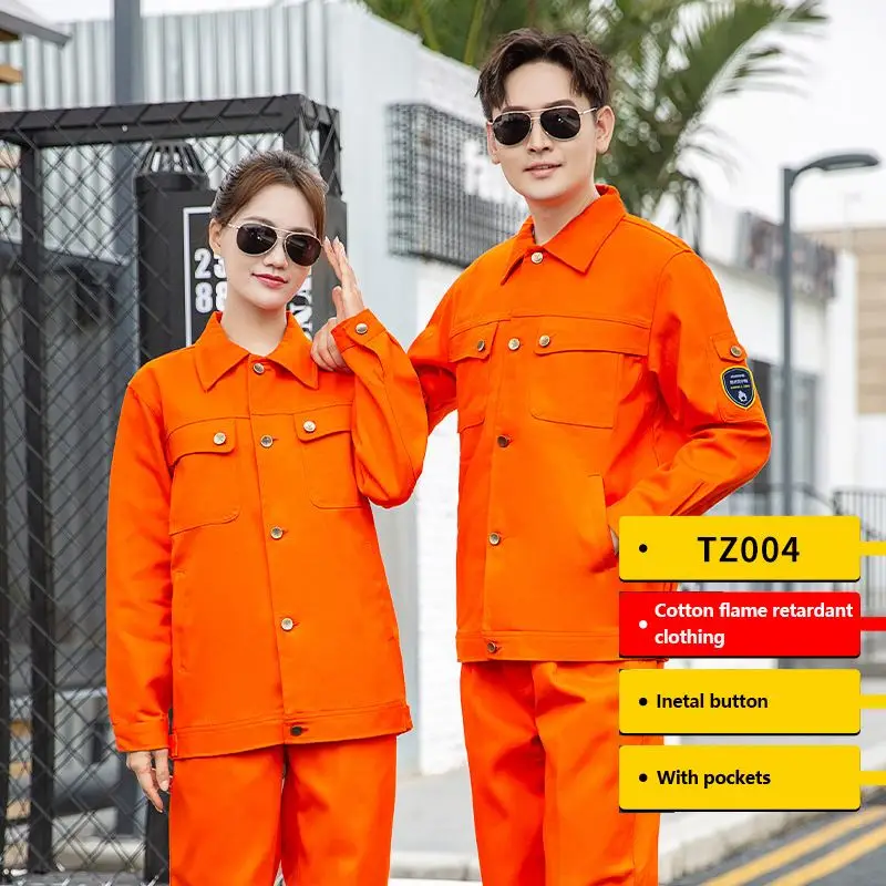 Overalls High Temperature Labor Flame Retardant Fire Clothing Ropa De Trabajo Y Seguridad Industrial Suit