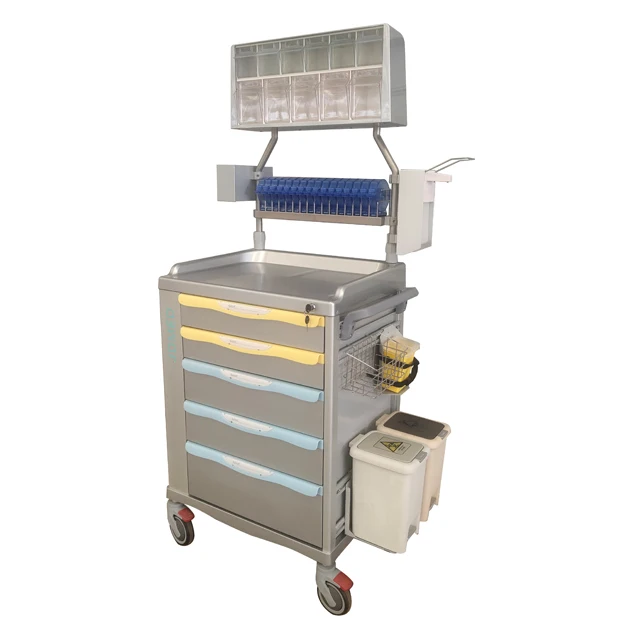 JDEMZ284  Extraordinary Design China factory price Hospital anesthetization trolley on wheels